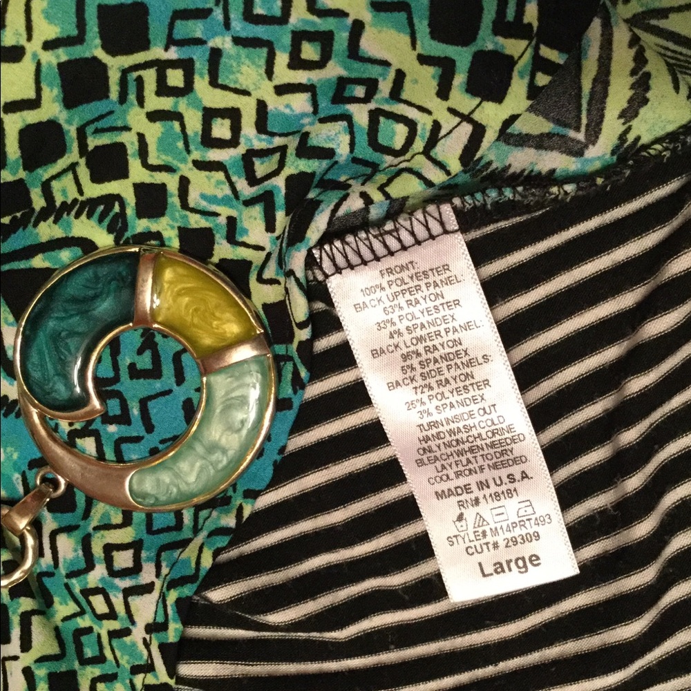 Beautiful Multicolored High-Low Design Dress Top - Picture 5 of 8